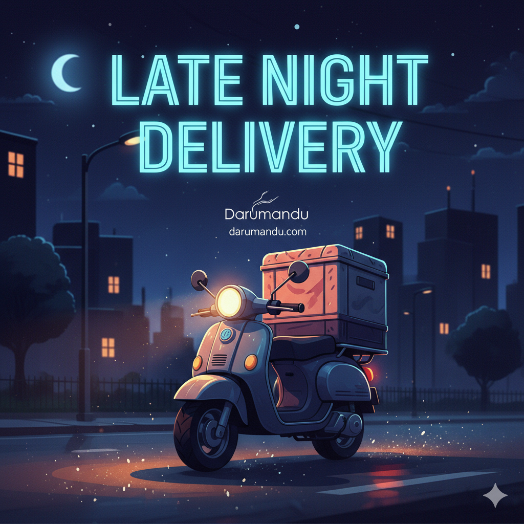 🍾 Darumandu: Nepal’s Only Late-Night Liquor Delivery Service – Fast, Safe & Reliable in Kathmandu
